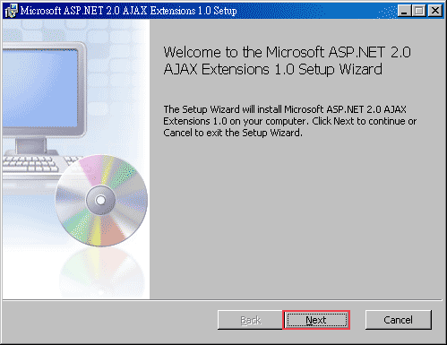 [.NET]Microsoft AJAX1.0安裝到VWD工作環境中