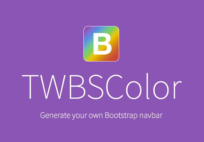 TWBSColor 線上Bootstrap導覽列顏色產生器