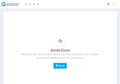 Sendit.Cloud 拋棄式雲端空間，只保存7天無限容量與流量