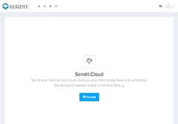 Sendit.Cloud 拋棄式雲端空間，只保存7天無限容量與流量