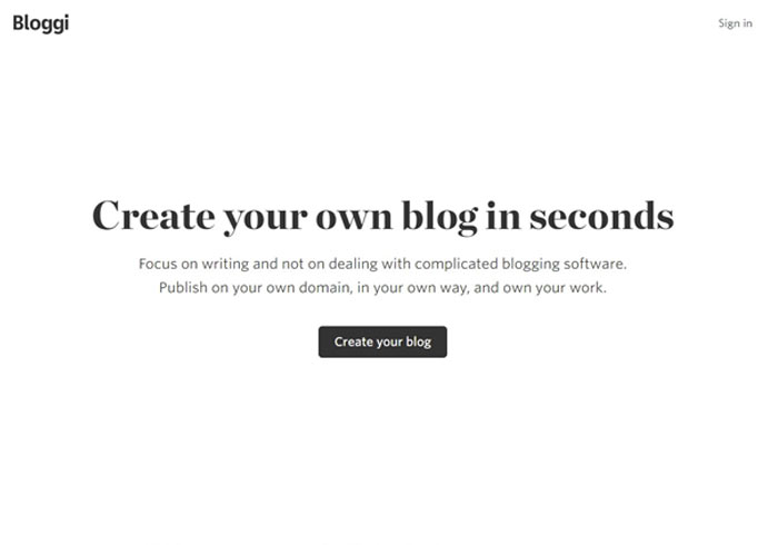 Bloggi 免費網誌平台，讓喜愛寫作的朋友，可專心寫文、分享