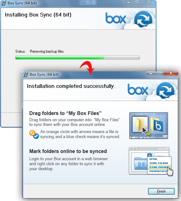梅問題－免費資源－Box Sync桌面同步工具讓備份/上傳檔案更緊密