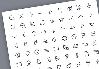 Bytesize Icons 免費可商用與自行設定粗細變化的SVG向量圖示