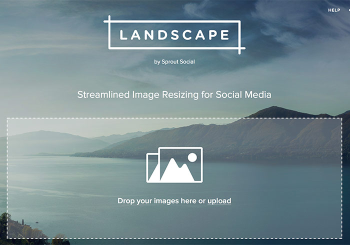 Landscape社群圖片線上產生平台，各社群圖片尺寸一次搞定