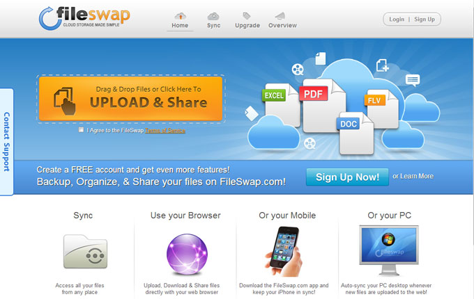 《fileswap》免費15GB雲端碟空間任你用支援FTP上傳
