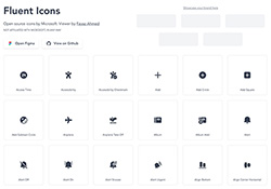 Fluenticons 微軟推出4000個免費圖示下載，甚至還可直接拷貝SVG格式