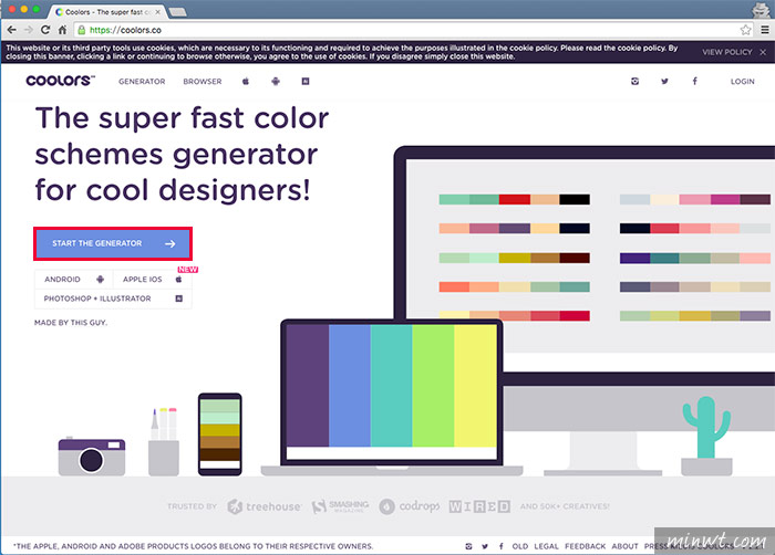 梅問題－Coolors線上配色平台，從生活中尋找配色靈感