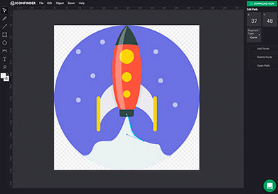 Iconfinder Icon Editor 免費線上SVG向量檔編輯器