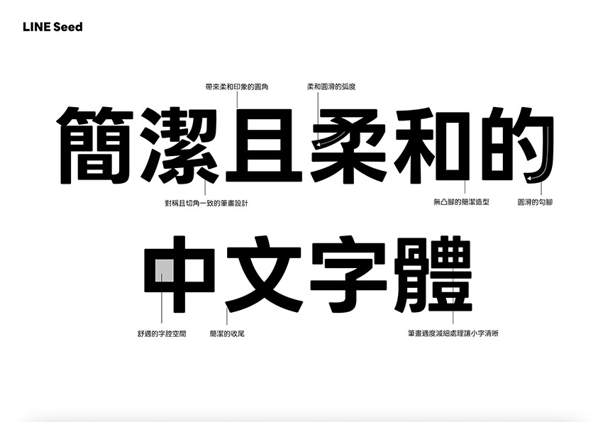 LINE Seed：LINE 推出免費可商用四種粗細變化的黑體字型