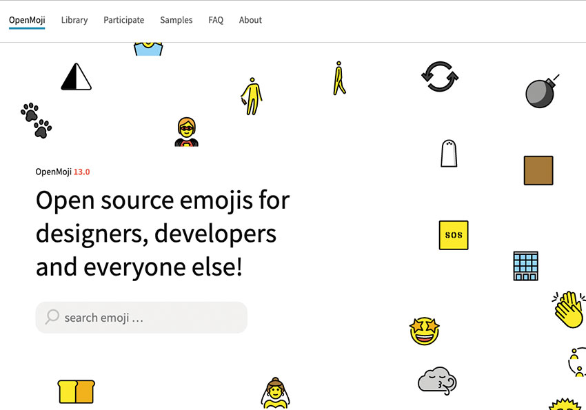小編必備!!OpenMoji 免費提供三千多組各式主題，可作為商業用途的 Emojis 圖示下載與使用