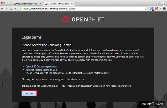 梅問題－《OPENSHIFT》免費無限流雲端主機並可綁定網域