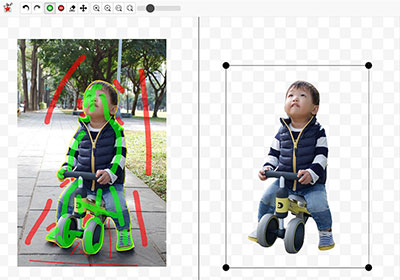 PhotoScissors 免費去背軟體，並提供線上去背服務