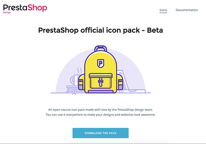 PrestaShop 購物平台將自家ICON圖示公開分享給大家下載使用