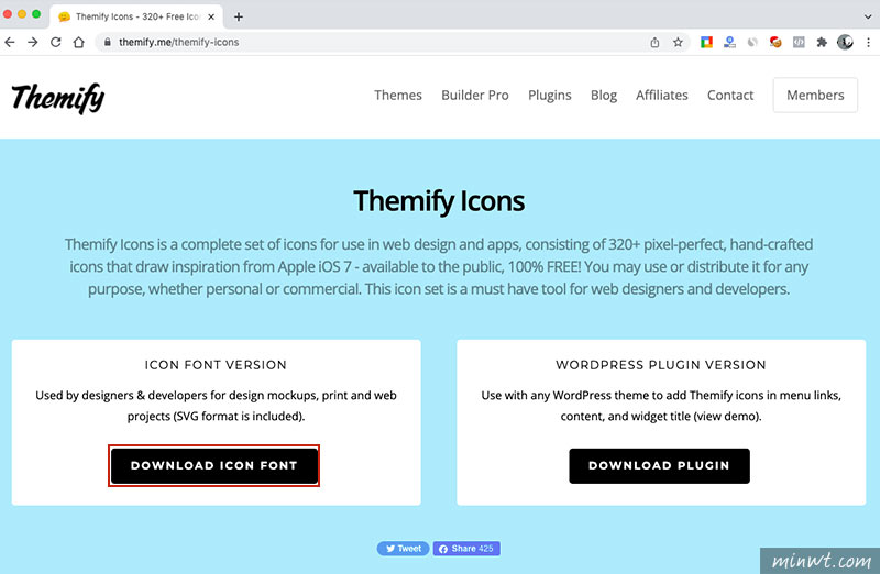 梅問題-Themify 以極簡風的主題式圖示，免費下載且內含SVG檔
