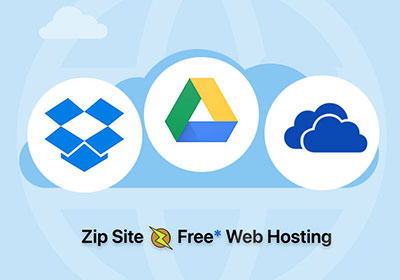 Zip Site－將Dropbox、Google Drive、OneDrive雲端空間，變成靜態的網站空間