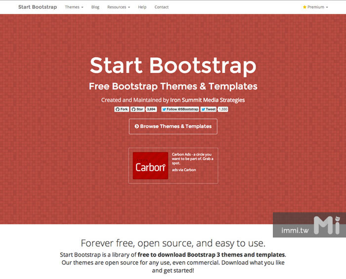Bootstrap教學《Bootstrap資源》Start Bootstrap免費版型