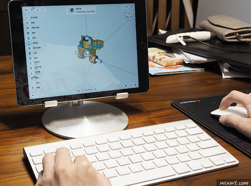 梅問題-iPad 連結藍牙鍵盤與滑鼠，同時還可精準選取文字設定攻略教學