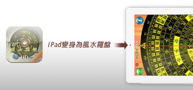 【無料程式】梅半仙來看看~MWV讓iPad變電子羅庚