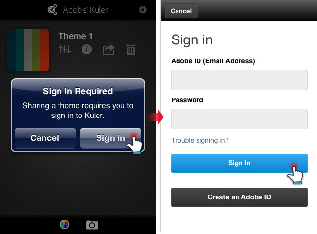 梅問題－iPhone應用程式－《Adobe Kuler》從生活週自動尋找配色靈感
