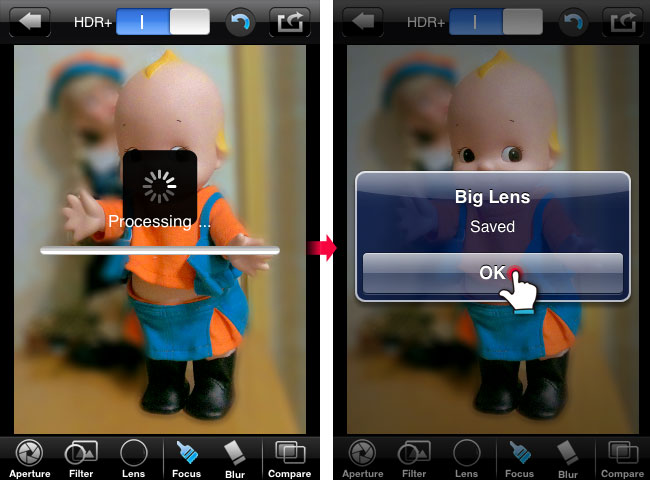 梅問題－iphone拍照軟體－BigLens讓iPhone也可拍出像單眼的迷人淺景深