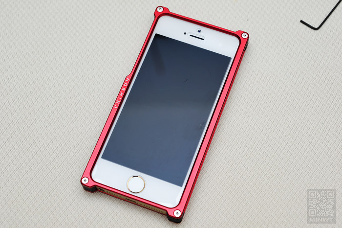 梅問題－《Crimson Aluminum》 鋼鐵人紅iPhone5s鑽石切面鋁框