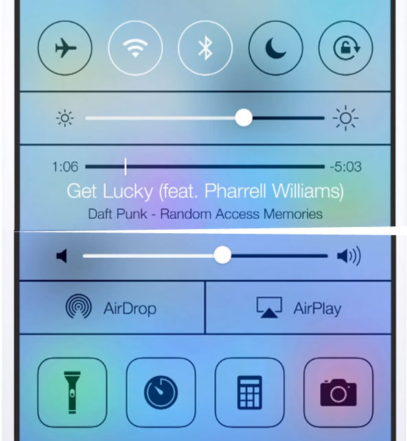 梅問題－iOS7 化繁為簡 Flat UI 平面化圖示新界面嶄新操控