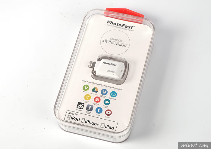 梅問題－PhotoFast推出蘋果專用的讀卡機，解決容量不足的問題