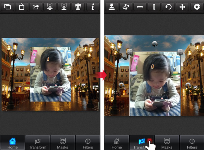 梅問題－即時限免-Superimpose在iPhone下就可輕鬆的去背合成與調色