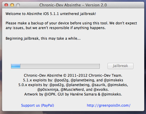 梅問題-JB教學-Absinthe2.0單鍵超完美JB你的iOS5.1.1