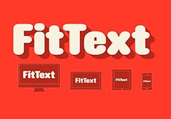 jQuery教學-FitText.js讓網頁中的文字，也支援RWD自適應縮放