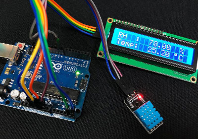 Arduino 實作出簡易溫濕度計，DHT11 入門與整合 1602LCD (附原始碼)