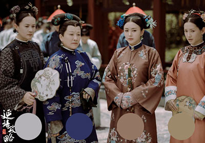 追劇也可培養你的色彩美學，「延禧攻略」中的高級灰「莫蘭迪色」