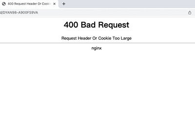 如何修復瀏覽網頁時，出現的400 Bad Request錯誤狀態
