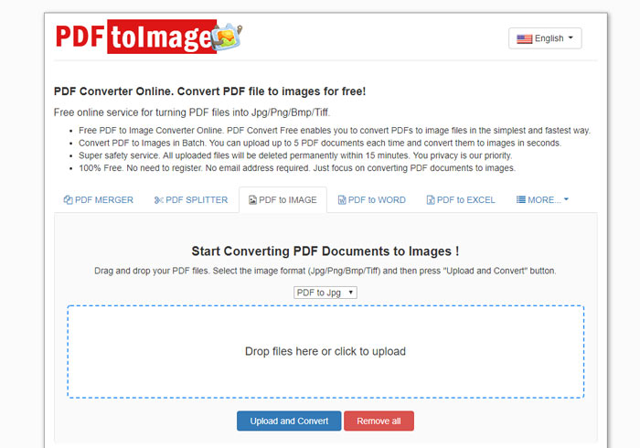 雲端工具PDF Convert Online，線上將文件，轉成PDF檔