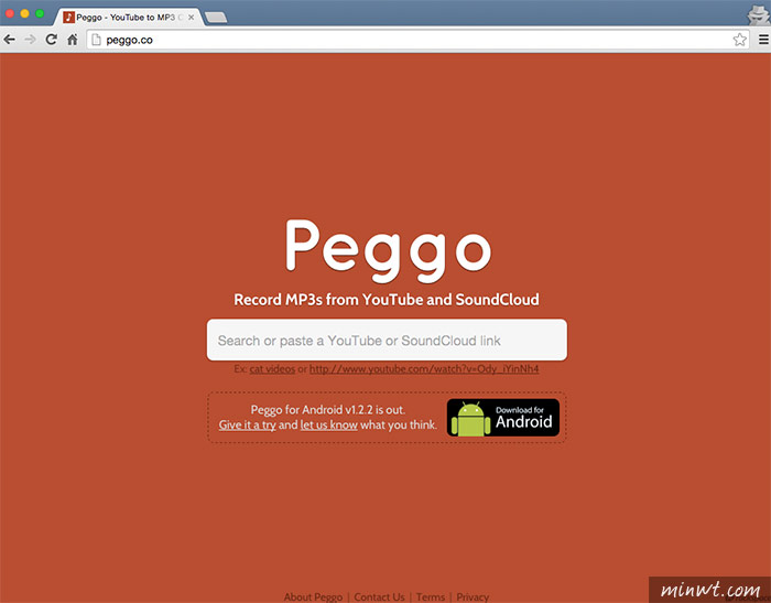 梅問題－Peggo 線上將YouTube 影音轉成MP3音樂格式