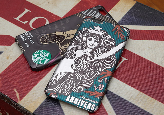 《喝完的咖啡袋別丟!!》自製獨一無二「星巴克女神」手機保護殼