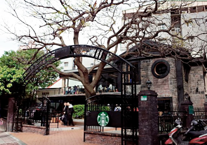 梅問題－全台第一花園露天咖啡座，星巴克Starbucks 天母天玉門市