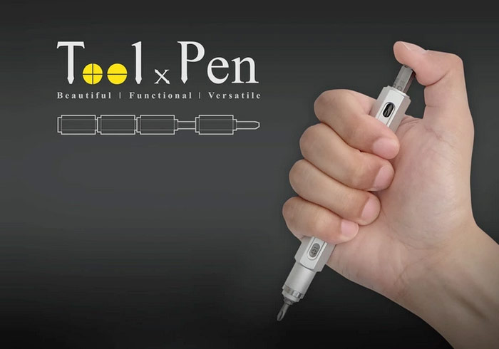 《Tool Pen》工師都要有一把的自動換芯六合一螺賴把