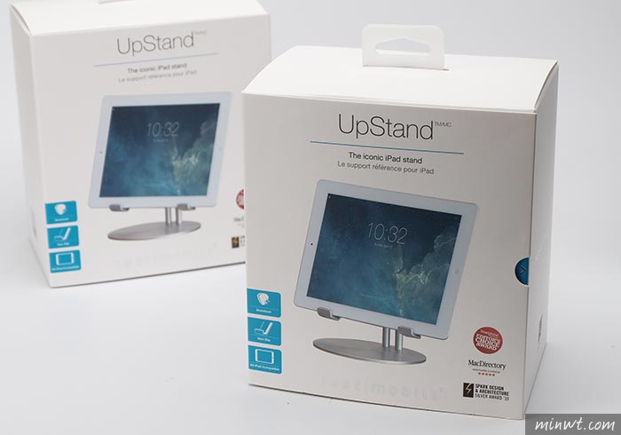 梅問題－玩命關頭8也愛的Just Mobile UpStand iPad細緻的鋁質立架