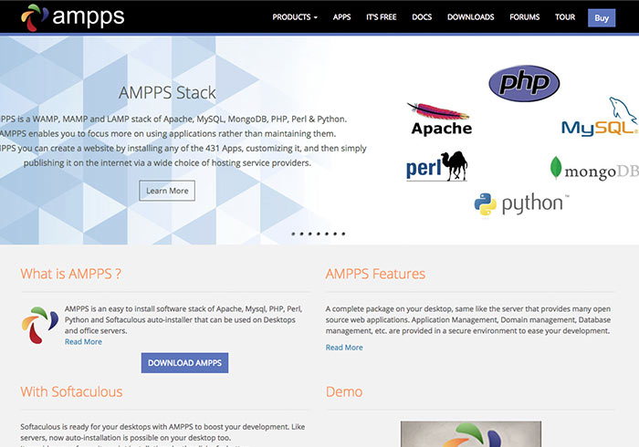 AMPPS 跨平台架站軟體，內建250種開源系統，一鍵就安裝到好！