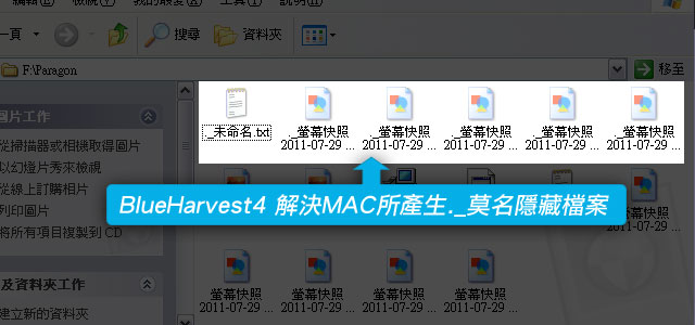 [MAC] BlueHarvest解決MAC產生._莫名的隱藏檔案