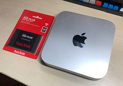 Mac Mini 2011年版，自換SSD硬碟一次就上手，且不用全拆