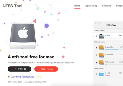 NTFSTool 免費讓 MAC 也可讀寫 Windows NTFS 格式的隨身碟軟體