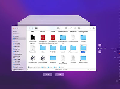 利用 MAC 內建的 Time Machine 時光機，輕鬆救回已刪除檔案