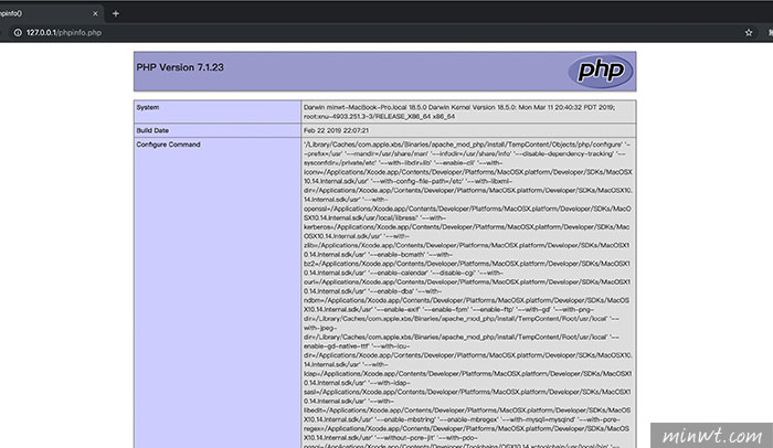 梅問題-[教學] macOSX 開啟內建 Apache 網站伺服器與PHP環境設定