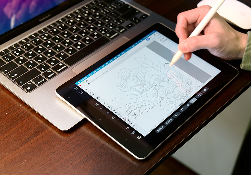 MAC內建的並行將iPad變成無線延伸螢幕，還可當繪圖板使用