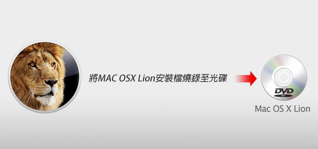 [MAC] 將MAC OSX Lion安裝檔燒錄成光碟