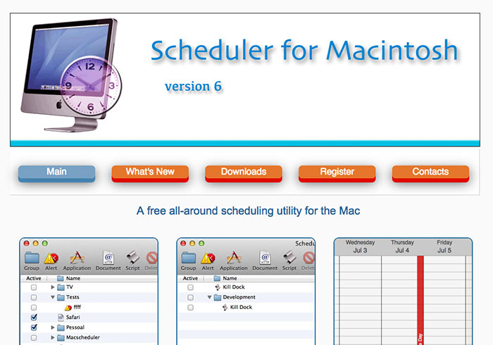 Scheduler for Macintosh – MAC平台中超好用的定期排程小軟體