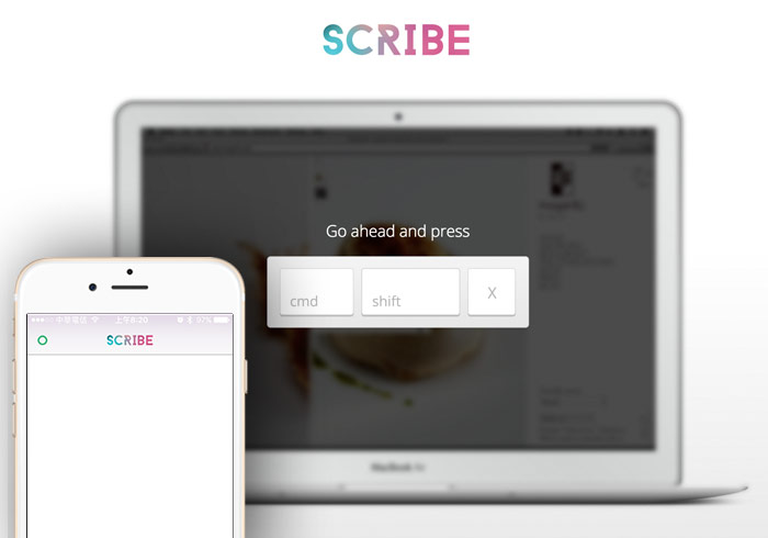「Scribe」透過藍牙讓MAC文字訊息複製貼上到iPhone手機裡