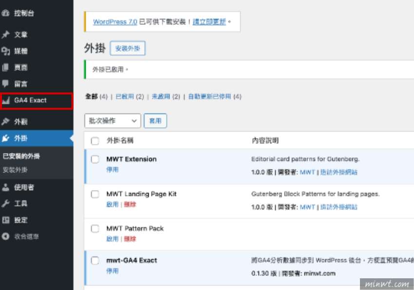 梅問題-自製 GA4Exact 外掛，讓 WordPress 後台直接查看 GA4 分析報表